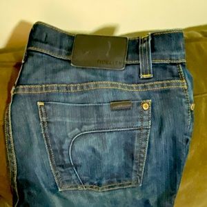 Premium denim jeans by Fidelity. 38x32. Silky smooth. Worn 5-6 times.